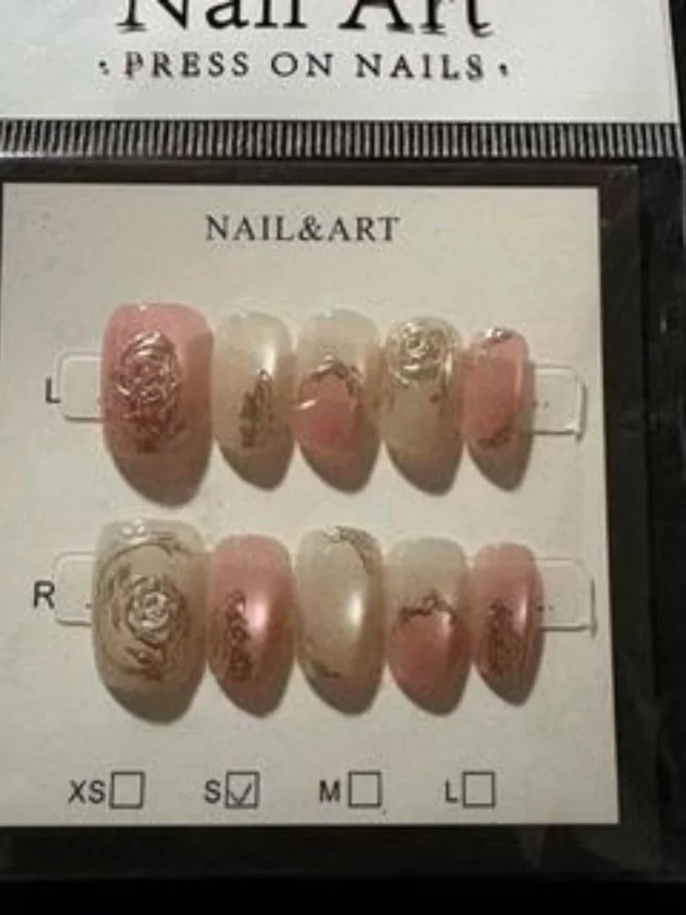 Lot of 8 Adult Size Press On Nails